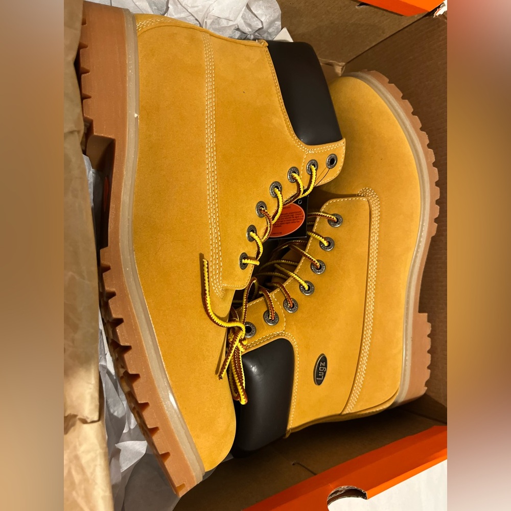 Lugz Tan and Black Boat Shoes for Men